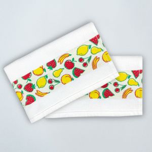 Geschirrtuchset „Obst“ (2 Stück) 