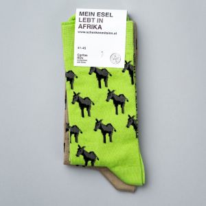 Topansicht Eselsocken im 2er Pack