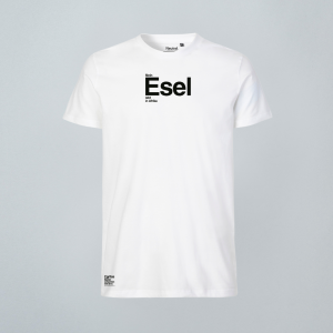 Esel T-Shirt weiß mit Schriftzug