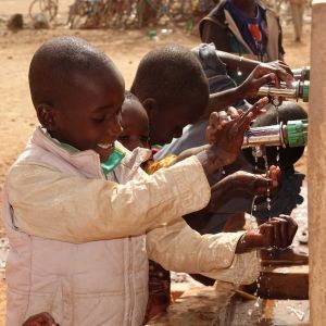 Baustein für einen Brunnen