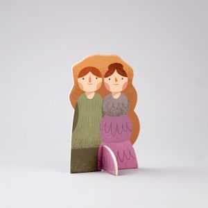 Caritas Shop Schenken mit Sinn: Krippe mit Sinn Krippenfigur Maria und Joseph Familien Hoffnungspaket