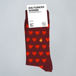 Funken Wärme Socken Topansicht