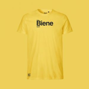 Biene T-Shirt gelb mit Schriftzug