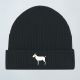 Haube Stick-Ziege