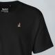 Teilaufname Stickshirt Esel schwarz 