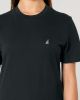 Abbildung Stickshirt Esel schwarz Damen Caritas Schenken mit Sinn Shop