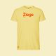 Ziege T-Shirt gelb mit Schriftzug