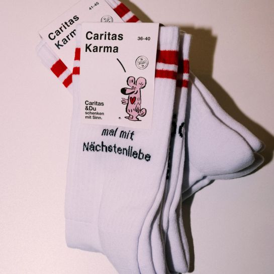 Jause im Lerncafé & Karma Tennissocken