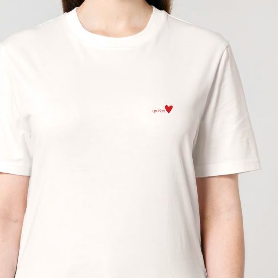 Stickshirt großes Herz