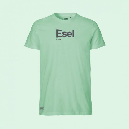 Esel T-Shirt grün mit Schriftzug